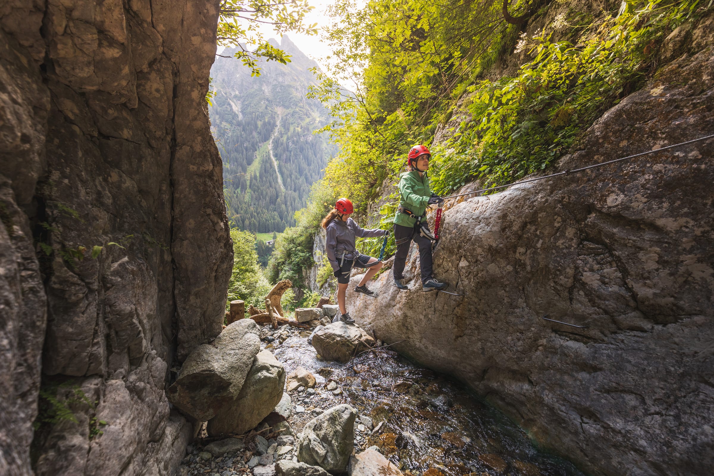 Klettersteig Röbischlucht